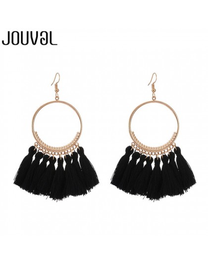 Długie wypadania dynda frędzle kolczyki w stylu Vintage kobiety Tassel kolczyki 9 kolorów Boho oświadczenie marka biżuteria kobi