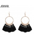 Długie wypadania dynda frędzle kolczyki w stylu Vintage kobiety Tassel kolczyki 9 kolorów Boho oświadczenie marka biżuteria kobi