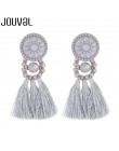 Długie wypadania dynda frędzle kolczyki w stylu Vintage kobiety Tassel kolczyki 9 kolorów Boho oświadczenie marka biżuteria kobi