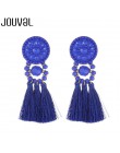 Długie wypadania dynda frędzle kolczyki w stylu Vintage kobiety Tassel kolczyki 9 kolorów Boho oświadczenie marka biżuteria kobi