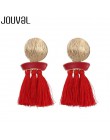 Długie wypadania dynda frędzle kolczyki w stylu Vintage kobiety Tassel kolczyki 9 kolorów Boho oświadczenie marka biżuteria kobi