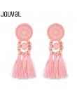 Długie wypadania dynda frędzle kolczyki w stylu Vintage kobiety Tassel kolczyki 9 kolorów Boho oświadczenie marka biżuteria kobi