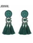 Długie wypadania dynda frędzle kolczyki w stylu Vintage kobiety Tassel kolczyki 9 kolorów Boho oświadczenie marka biżuteria kobi
