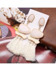 Długie wypadania dynda frędzle kolczyki w stylu Vintage kobiety Tassel kolczyki 9 kolorów Boho oświadczenie marka biżuteria kobi