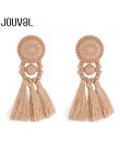 Długie wypadania dynda frędzle kolczyki w stylu Vintage kobiety Tassel kolczyki 9 kolorów Boho oświadczenie marka biżuteria kobi