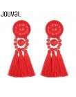 Długie wypadania dynda frędzle kolczyki w stylu Vintage kobiety Tassel kolczyki 9 kolorów Boho oświadczenie marka biżuteria kobi