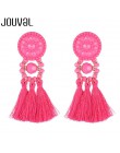 Długie wypadania dynda frędzle kolczyki w stylu Vintage kobiety Tassel kolczyki 9 kolorów Boho oświadczenie marka biżuteria kobi