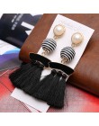 Długie wypadania dynda frędzle kolczyki w stylu Vintage kobiety Tassel kolczyki 9 kolorów Boho oświadczenie marka biżuteria kobi