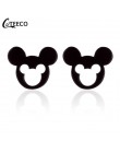 CUTEECO 2019 luksusowa cyrkonia Mickey Minnie stadniny kolczyki Crystal Fit marka kolczyki dla kobiet dzieci dziewczyny modna bi
