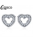 CUTEECO 2019 luksusowa cyrkonia Mickey Minnie stadniny kolczyki Crystal Fit marka kolczyki dla kobiet dzieci dziewczyny modna bi