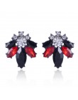 17 kolorów Vintage Antique złoty przezroczysty Rhinestone kolczyki dla kobiet Bijoux Brincos prezent bożonarodzeniowy dla kobiet