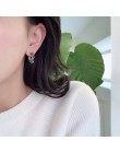 MENGJIQIAO Vintage japonia koreański koło kolorowe kryształowe kolczyki moda imitacja perły Boucle D'oreille biżuteria dziewczęc