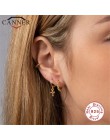 1 szt. Europejskie i amerykańskie 925 Sterling Silver nausznice dla kobiet geometryczne złote srebrne klipsy bez przekłuwania