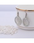 Złote kryształowe kolczyki kobiety drążą drzewo życia wzór okrągły kolczyk moda mujer biżuteria 2018 moda Pendientes