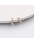 MENGJIQIAO Vintage japonia koreański koło kolorowe kryształowe kolczyki moda imitacja perły Boucle D'oreille biżuteria dziewczęc