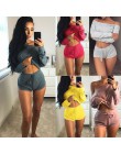 Nowe letnie 5 kolorów zestawy dla kobiet przycięte topy zestaw szortów 2 sztuk kobiet dres bawełna mieszanka t-shirty szorty
