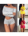 Nowe letnie 5 kolorów zestawy dla kobiet przycięte topy zestaw szortów 2 sztuk kobiet dres bawełna mieszanka t-shirty szorty