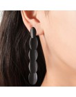 WYBU Summer Style złote kolczyki Drop dla kobiet Geomatric czarne długie wiszące kolczyki trójkąt Bts biżuteria Earing biżuterja