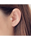 Nowy śliczne koreański styl AAA Cezch cyrkon mała gwiazda Non klips kolczyk Ear Cuff kolczyk tragus 2018 Femme Bijoux Brincos