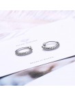 ModaOne proste Earcuff gustowne cyrkon nausznice dla kobiet 925 Sterling Silver biżuteria z nausznikami dla dziewczyny pendiente