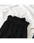 Dwuczęściowy zestaw damski młodzieżowy krótki crop top długie spodnie modny elegancki nowoczesny