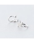 Nowy śliczne koreański styl AAA Cezch cyrkon mała gwiazda Non klips kolczyk Ear Cuff kolczyk tragus 2018 Femme Bijoux Brincos