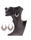 TopHanqi Indian Jhumka biżuteria w stylu Vintage Bell Tassel kolczyk Boho antyczne etniczne srebrny spadek wiszące kolczyki dla 
