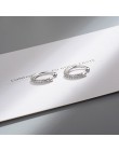 ModaOne proste Earcuff gustowne cyrkon nausznice dla kobiet 925 Sterling Silver biżuteria z nausznikami dla dziewczyny pendiente