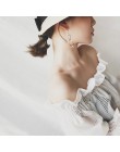 E0247 moda podwójna pętla spadek kolczyki dla kobiet długa fala dynda kolczyki wysokiej jakości komunikat biżuteria ślubna hurt