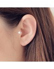 Nowy śliczne koreański styl AAA Cezch cyrkon mała gwiazda Non klips kolczyk Ear Cuff kolczyk tragus 2018 Femme Bijoux Brincos