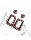 Nowe zwisają duże okrągłe kolczyki dla kobiet moda Handmade kwadratowe geometryczne kolczyki 2019 oświadczenie spadek kolczyki