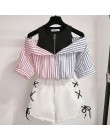 Plus rozmiar 2 sztuk zestawy z krótkimi spodenkami lato słodki koreański off shoulder topy i szorty 2 sztuk zestawy kobiety odzi