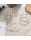 Solememo 2019 nowe duże koło okrągłe spadek kolczyki dla kobiet imitacja perły kolczyk biżuteria Bijoux prezenty hurtownie E5478