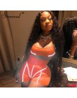 Simenual Casual Neon kolor kobiety zestawy dwuczęściowe moda odblaskowa odzież sportowa dres Crop Top i szorty pasujący zestaw s