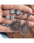 Yobest Vintage geometryczny zestaw kolczyków dla kobiet dziewczyn 2019 moda koralik kamień kwiat małe kolczyki biżuteria