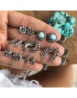 Yobest Vintage geometryczny zestaw kolczyków dla kobiet dziewczyn 2019 moda koralik kamień kwiat małe kolczyki biżuteria
