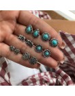 Yobest Vintage geometryczny zestaw kolczyków dla kobiet dziewczyn 2019 moda koralik kamień kwiat małe kolczyki biżuteria