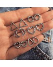 Yobest Vintage geometryczny zestaw kolczyków dla kobiet dziewczyn 2019 moda koralik kamień kwiat małe kolczyki biżuteria