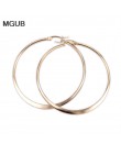 MGUB 15mm 20mm 30mm 40mm 50mm 60mm 70mm ze stali nierdzewnej proste lekkie wygodne popularne kobiece kolczyki LH526