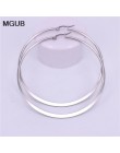MGUB 15mm 20mm 30mm 40mm 50mm 60mm 70mm ze stali nierdzewnej proste lekkie wygodne popularne kobiece kolczyki LH526