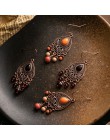Boho złote kolczyki dla kobiet kobieta Vintage etniczne frędzle wiszące wiszące kolczyki 2019 Indian Brincos komunikat biżuteria