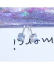 2019 japonia i Korea południowa hot moda biżuteria luksusowe kwadratowe cyrkonią kolczyki wedding party dzikie kolczyki dla dzie