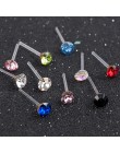 20 para/zestaw kobiety dziewczyna Rhinestone Crystal Ear Stud kolczyki Party Eelgant kolczyk biżuteria prezent 2 3 4 5mm