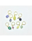 Eruifa 20 sztuk 12mm Earing baza złącze Linker uchwyt zewnętrzny wewnętrzny mosiądz Hoop klip dla kolczyk DIY 2 kolory Nickle i 