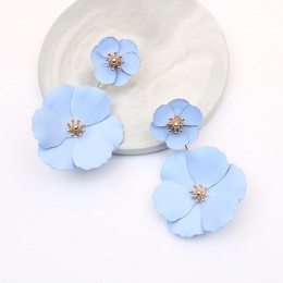 Boho uroczy kwiat kolczyki dla kobiet koreańska biżuteria dla dzieci dziewczyny prezenty stylowy kolczyk kolczyk Boucles D'oreil