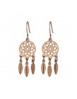 Boho złote kolczyki dla kobiet kobieta Vintage etniczne frędzle wiszące wiszące kolczyki 2019 Indian Brincos komunikat biżuteria