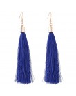 Kymyad czeski wielokolorowe koraliki Tassel kolczyki dla kobiet Handmade Boho ucha Vintage biżuteria długie duże kreatywne kolcz