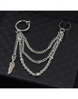 SOHOT nowych mężczyzna Punk Tassel wielowarstwowy wiszący łańcuszek kolczyki w stylu vintage rockowe liść krzyż geometryczny ele
