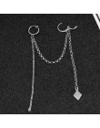 SOHOT nowych mężczyzna Punk Tassel wielowarstwowy wiszący łańcuszek kolczyki w stylu vintage rockowe liść krzyż geometryczny ele