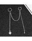 SOHOT nowych mężczyzna Punk Tassel wielowarstwowy wiszący łańcuszek kolczyki w stylu vintage rockowe liść krzyż geometryczny ele